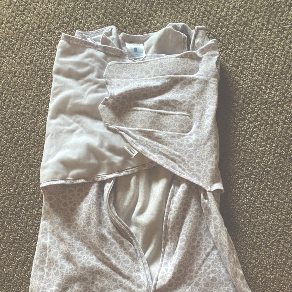 Small Halo swaddle-purple